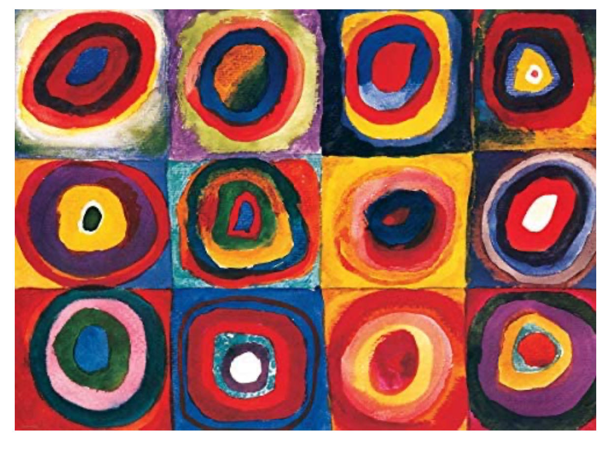 Colour Study Of Squares For Kids - Europraphics Kids puzzle collectible [Barcode 628136413237] - Main Image 2