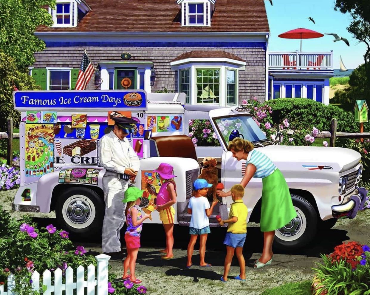 Ice Cream Truck - White Mountain Puzzles puzzle collectible - Main Image 2