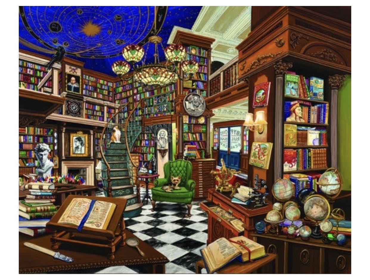 Rare Book Store - White Mountain puzzle collectible - Main Image 2