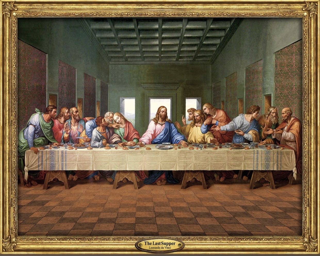 The Last Supper - White Mountain Puzzles puzzle collectible - Main Image 2
