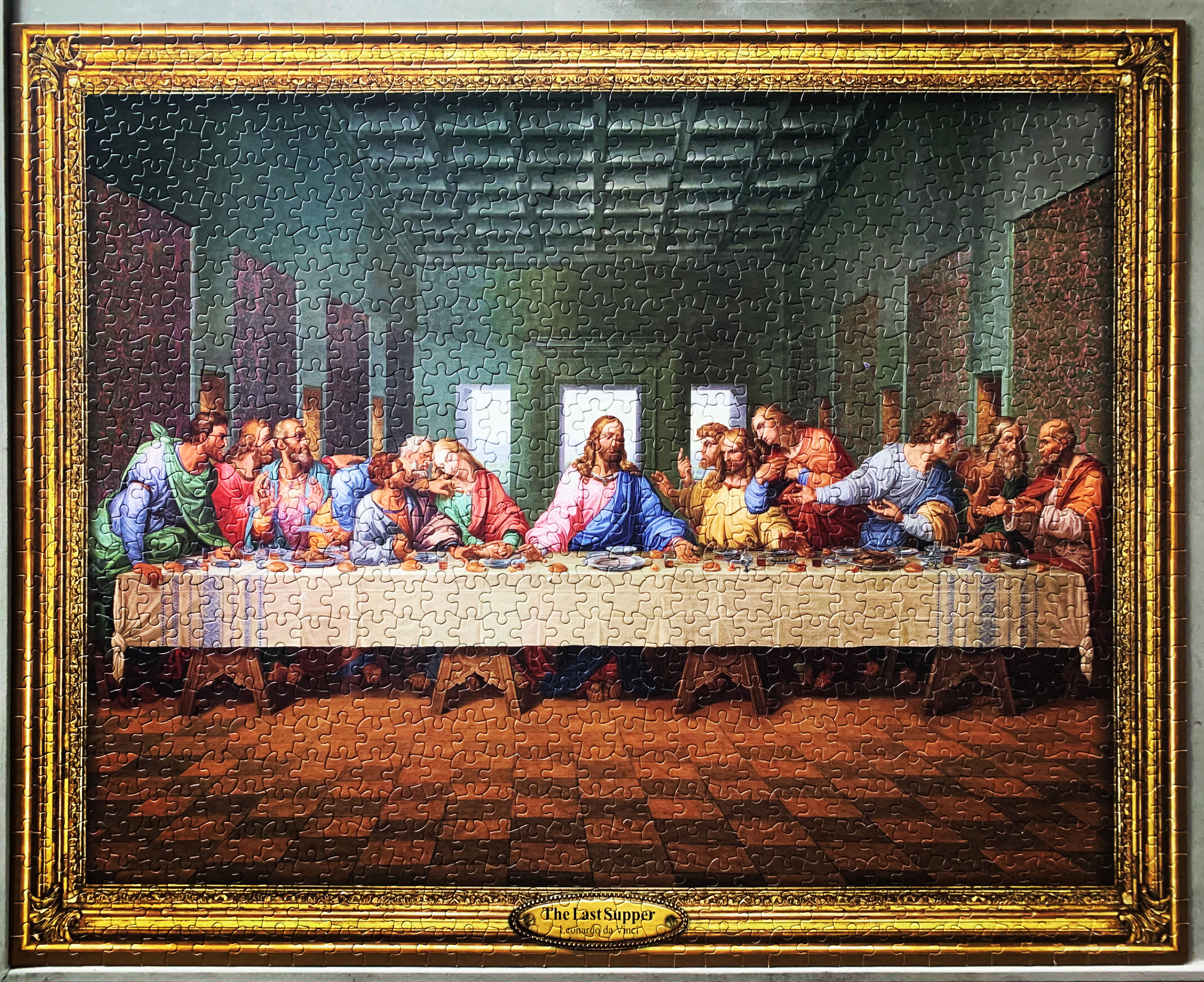 The Last Supper - White Mountain Puzzles puzzle collectible - Main Image 3