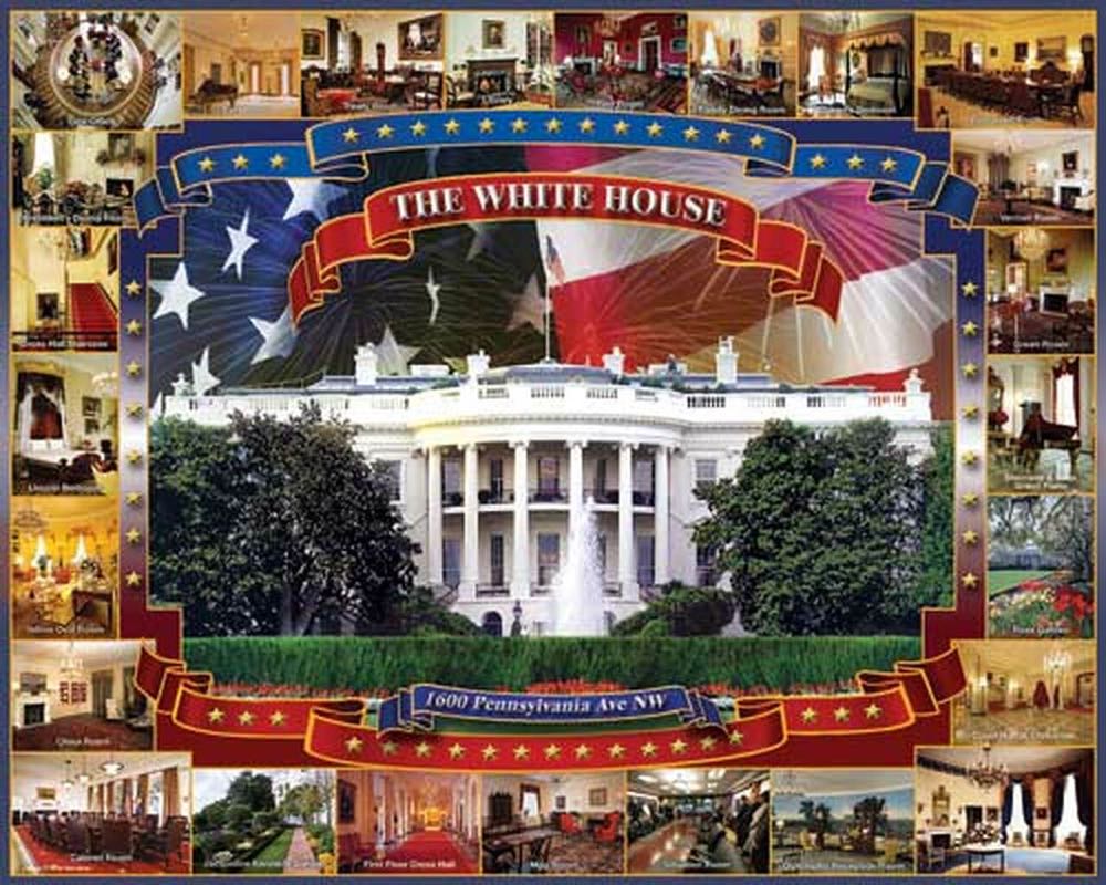 The White House - White Mountain Puzzles puzzle collectible - Main Image 2