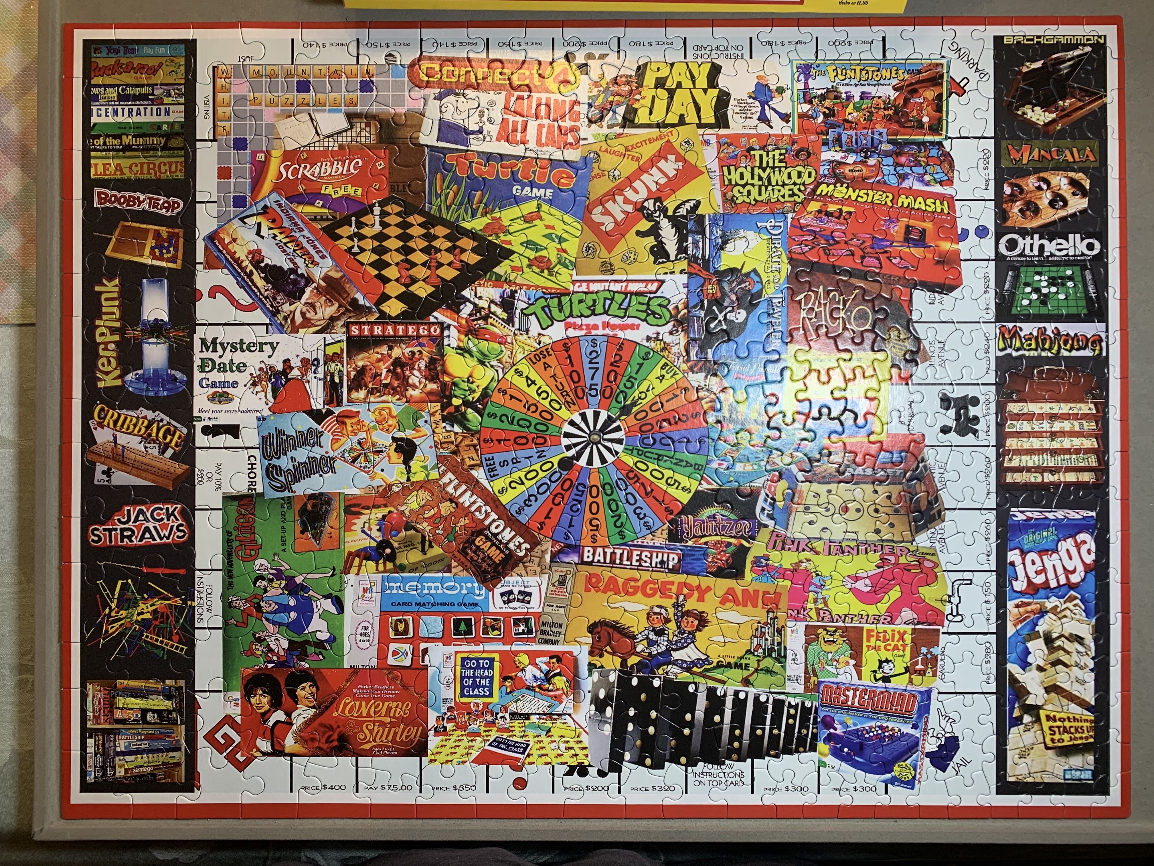 Games We Loved Family Time Puzzle - White Mountain Puzzles puzzle collectible - Main Image 3