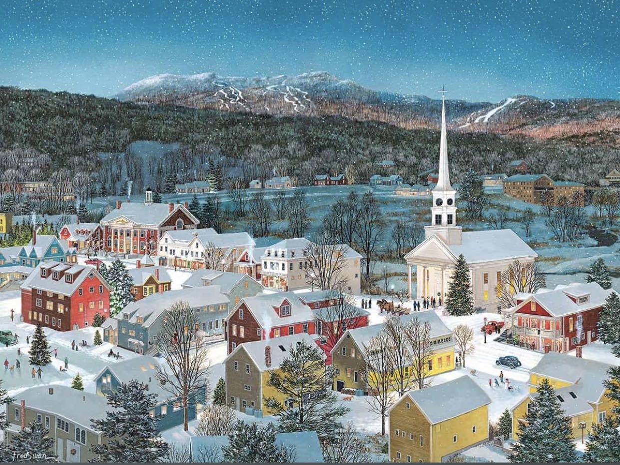 Winter Memories - White Mountain Puzzles puzzle collectible - Main Image 2