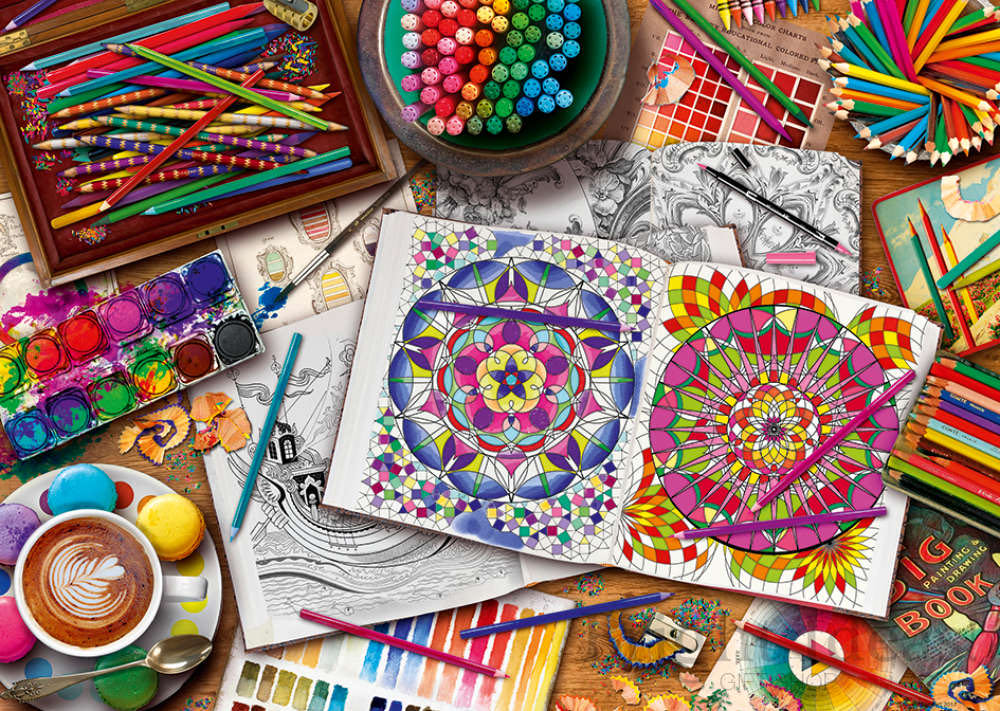 The Artist’s desk - Ravensburger puzzle collectible - Main Image 2