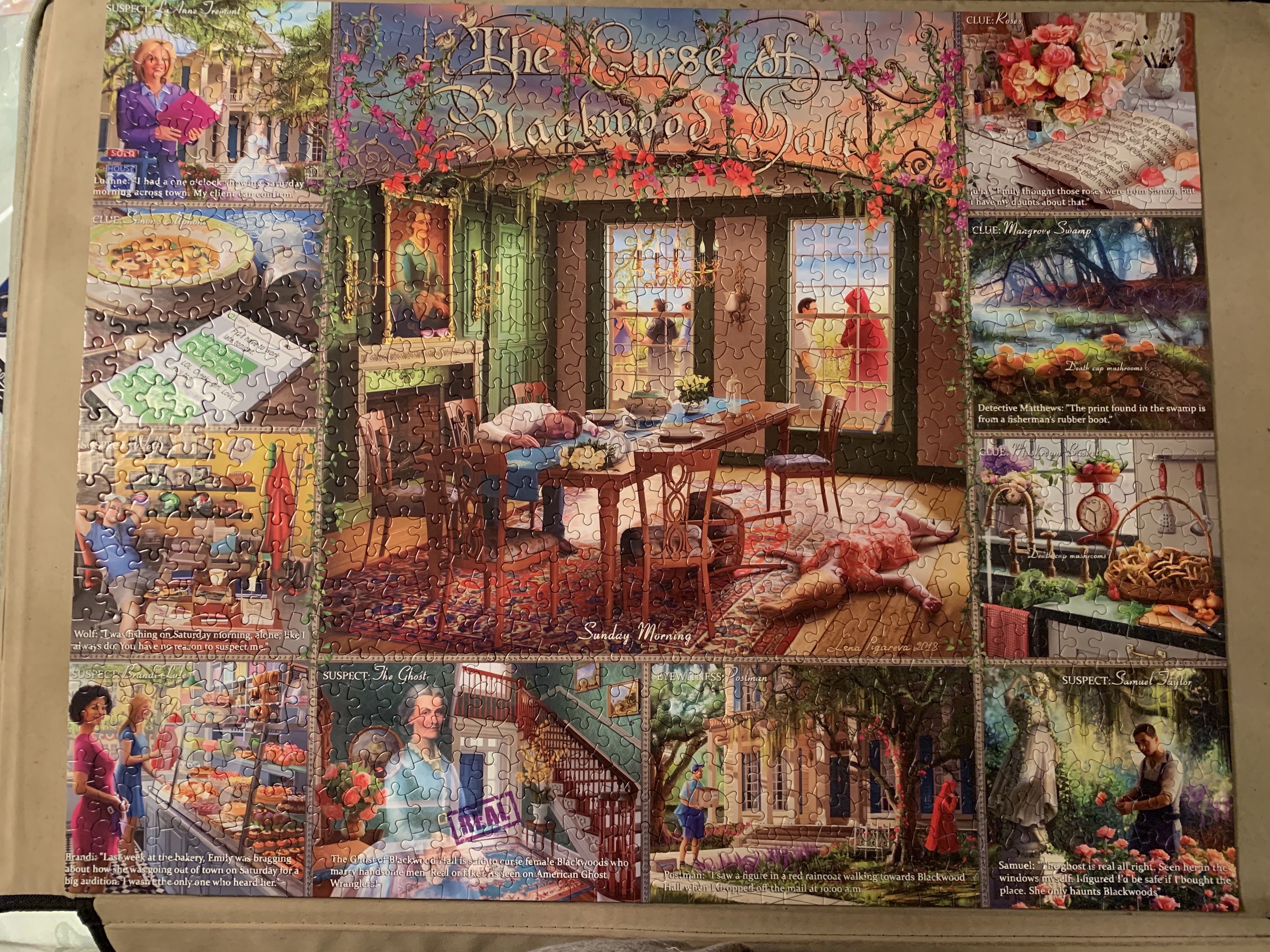 The Curse Of Blackwood Hall - White Mountain Puzzles puzzle collectible - Main Image 3
