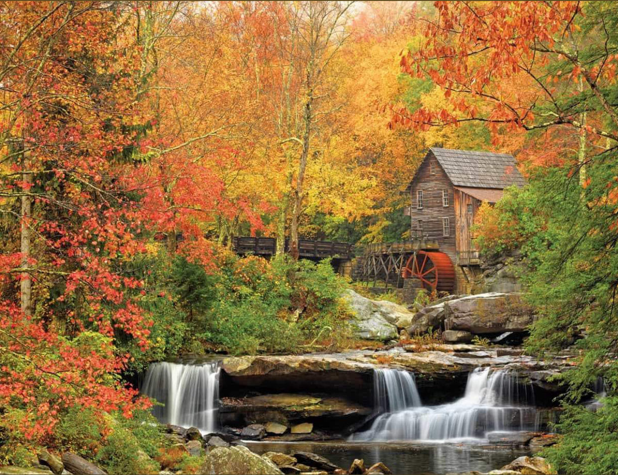 Old Grist Mill - White Mountain puzzle collectible - Main Image 2