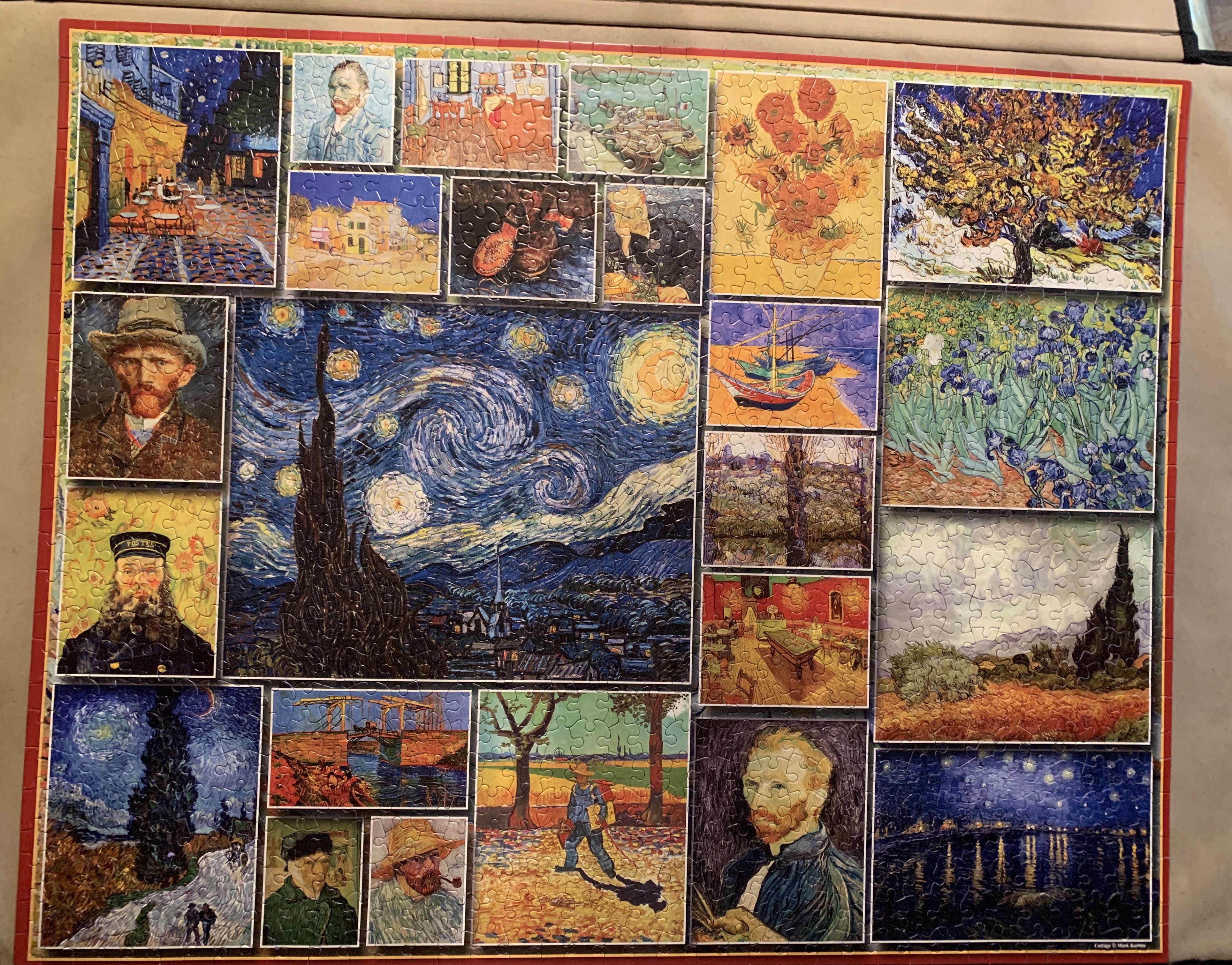 Great Painters Vincent Van Gogh - White Mountain Puzzles puzzle collectible - Main Image 2