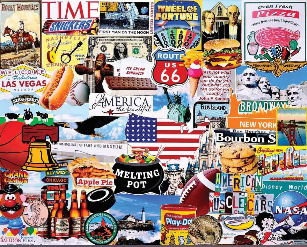 I Love America - White Mountain puzzle collectible - Main Image 2