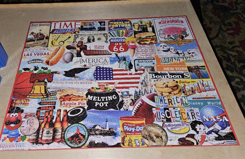 I Love America - White Mountain puzzle collectible - Main Image 3