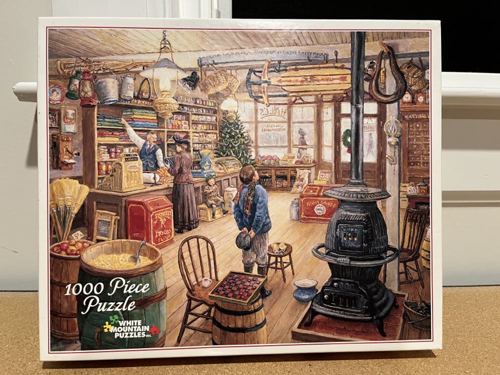 The Olde General Store - White Mountain puzzle collectible [Barcode 724819248537] - Main Image 2