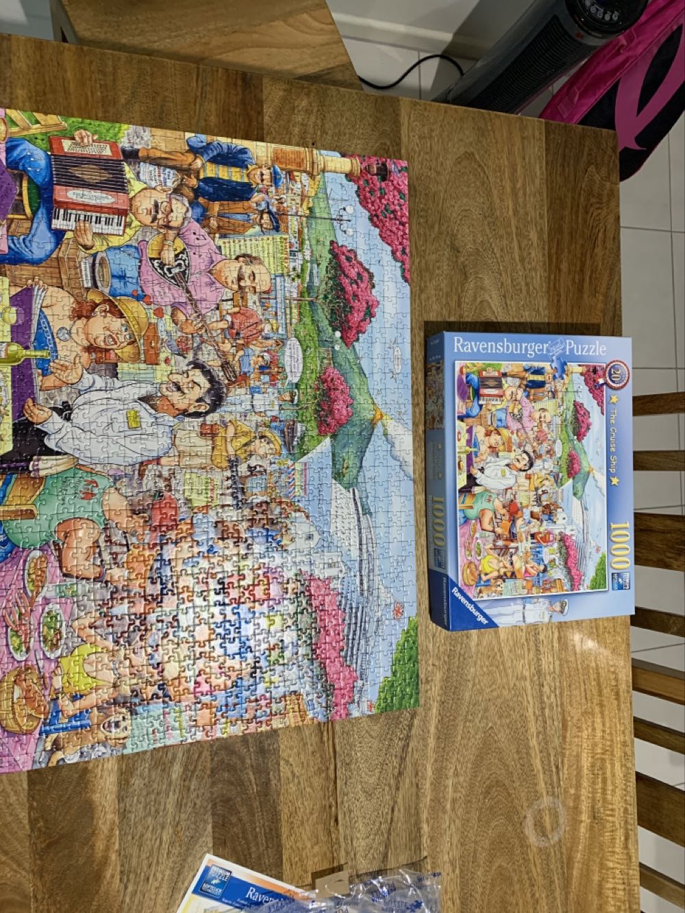 The cruise ship - Jumbo puzzle collectible [Barcode 4005556198207] - Main Image 2