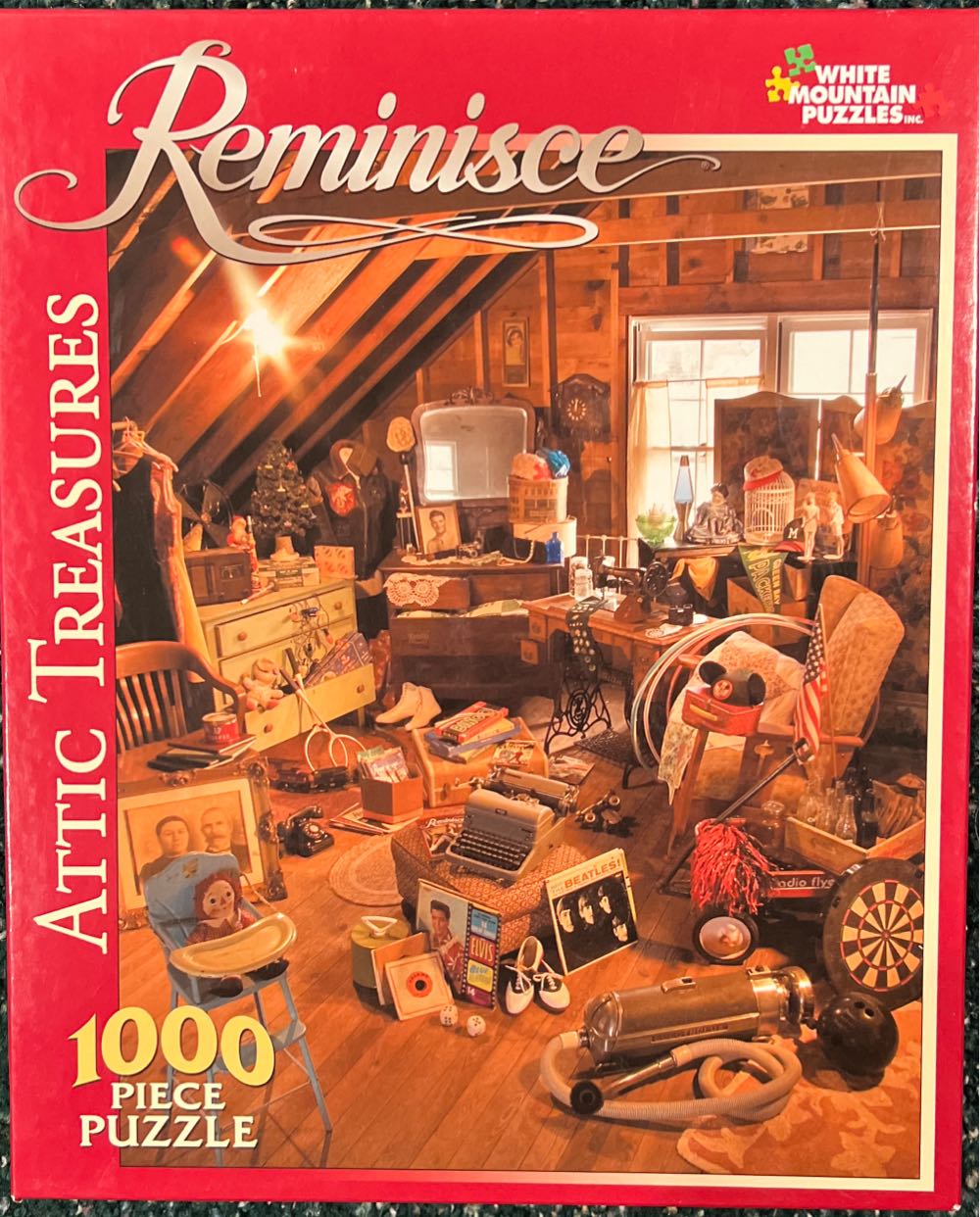 Attic Treasures-sold - White Mountain Puzzles puzzle collectible [Barcode 724819249886] - Main Image 2