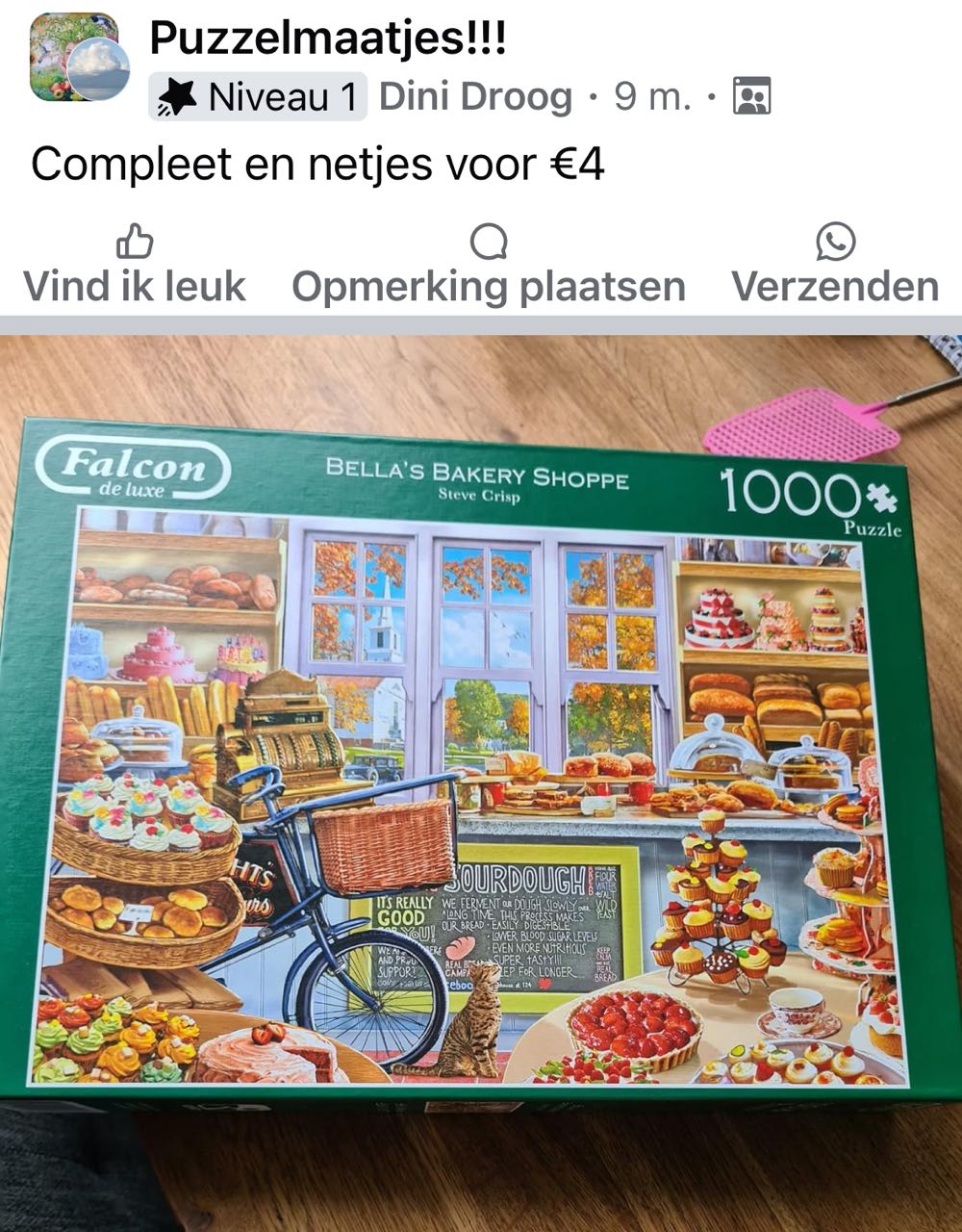 Bellas Bakery Shoppe - Falcon de luxe puzzle collectible [Barcode 8710126112038] - Main Image 4