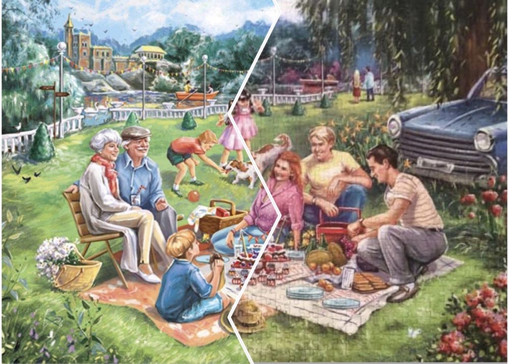 Birthday Picnic APM - Falcon de luxe puzzle collectible [Barcode 8710126112632] - Main Image 4