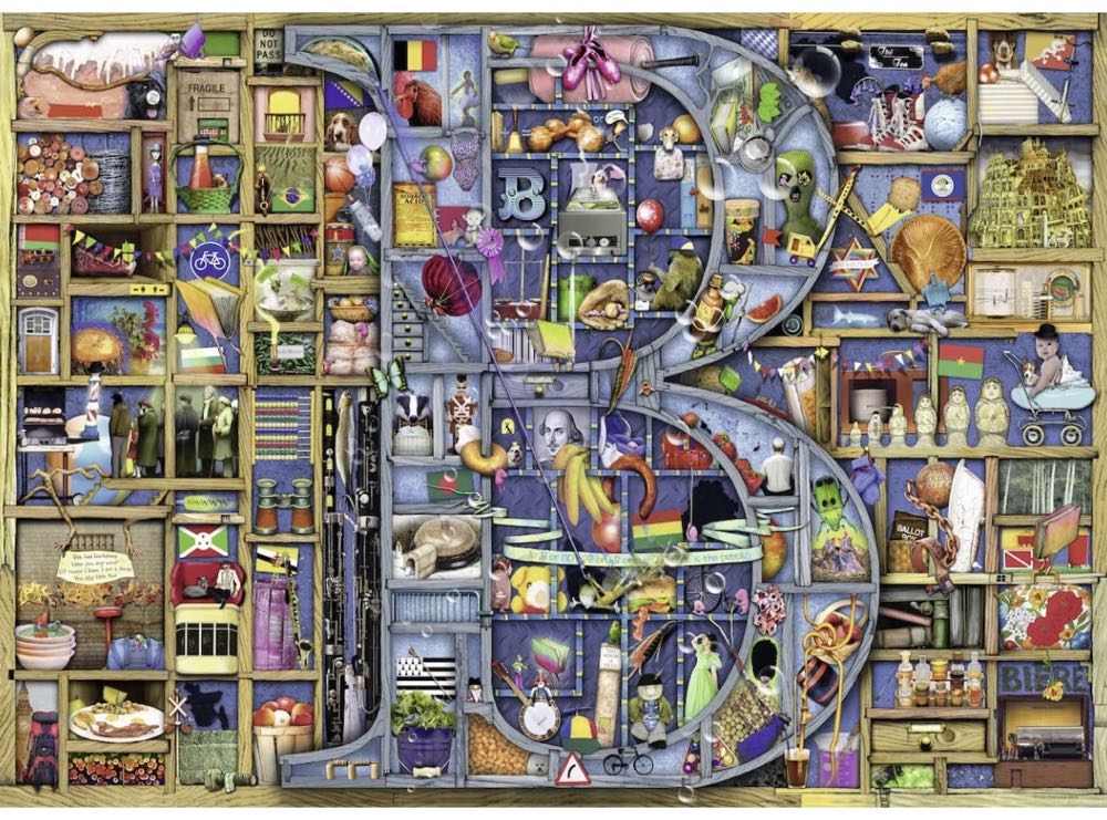 Colin Thompson: Awesome Alphabet B - Ravensburger puzzle collectible [Barcode 4005556198283] - Main Image 3