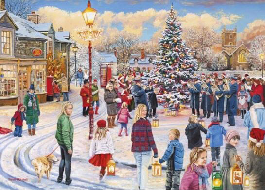 Christmas Chorus - Gibsons puzzle collectible [Barcode 5012269062755] - Main Image 2