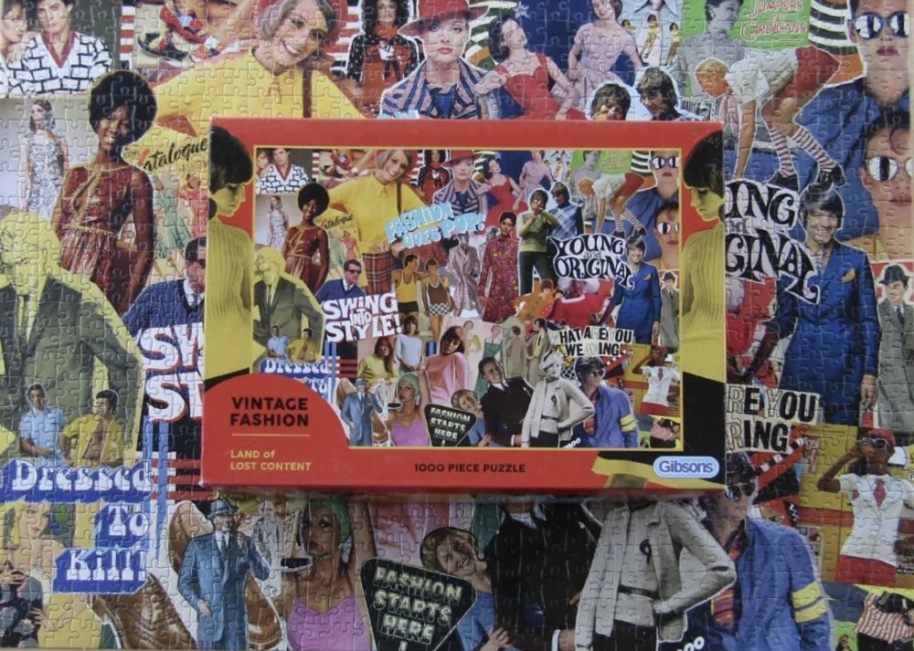 Vintage Fashion Land Of Lost Content - Gibsons puzzle collectible [Barcode 5012269071016] - Main Image 4