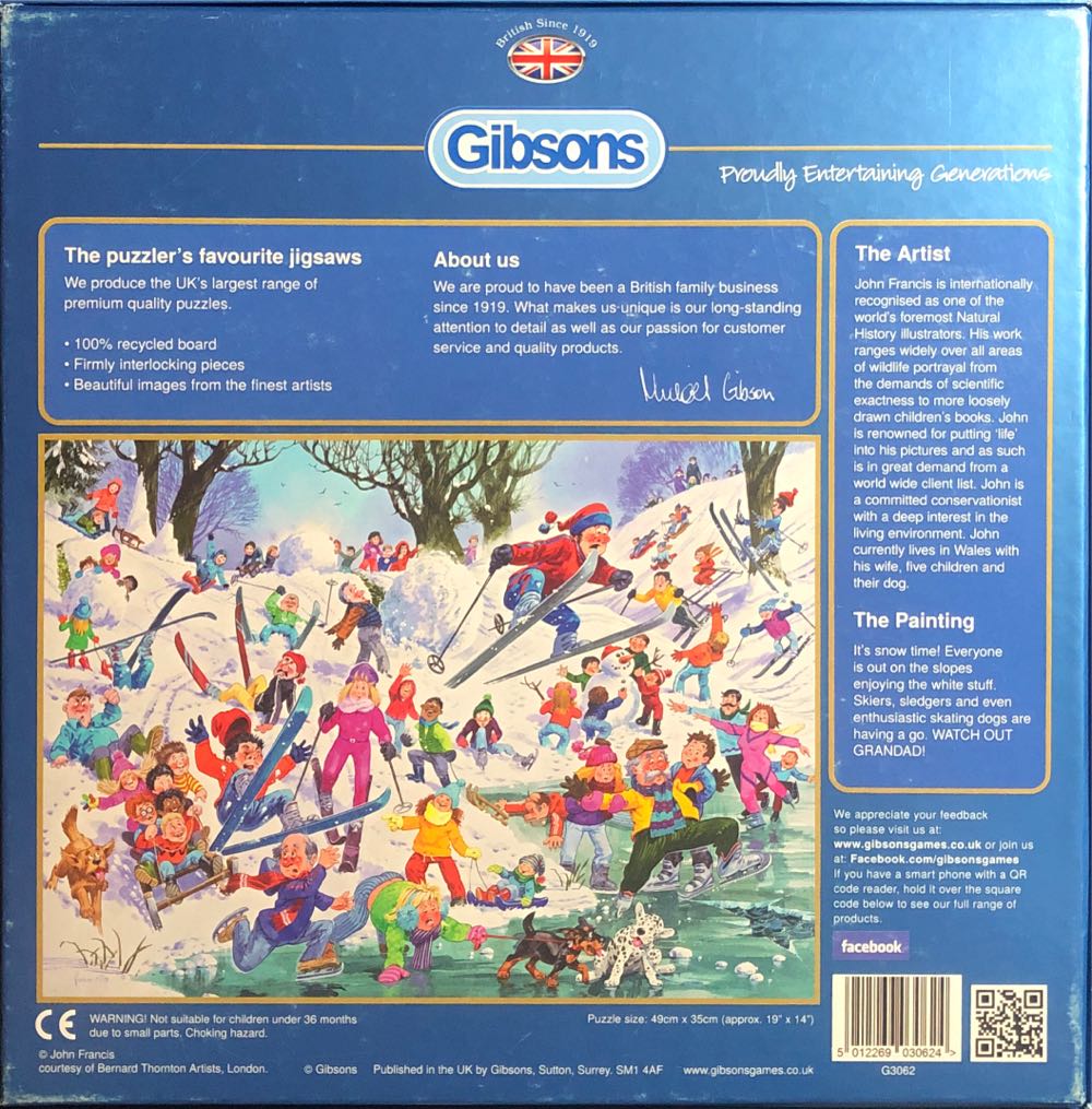 Winter Whoopsies 🟦??? - Gibsons puzzle collectible [Barcode 5012269030624] - Main Image 2