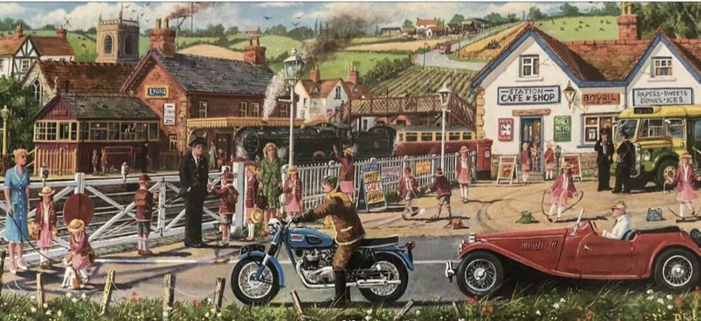 Railroad Crossing - Gibsons puzzle collectible [Barcode 5012269040463] - Main Image 2