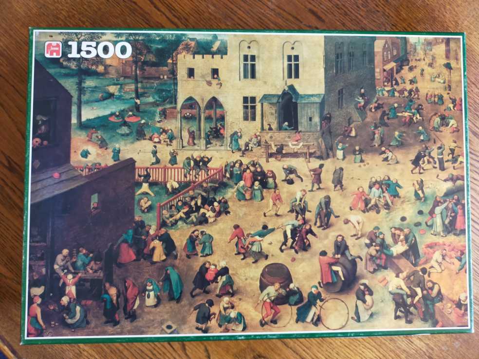 Gradient Puzzle, Green And Gold