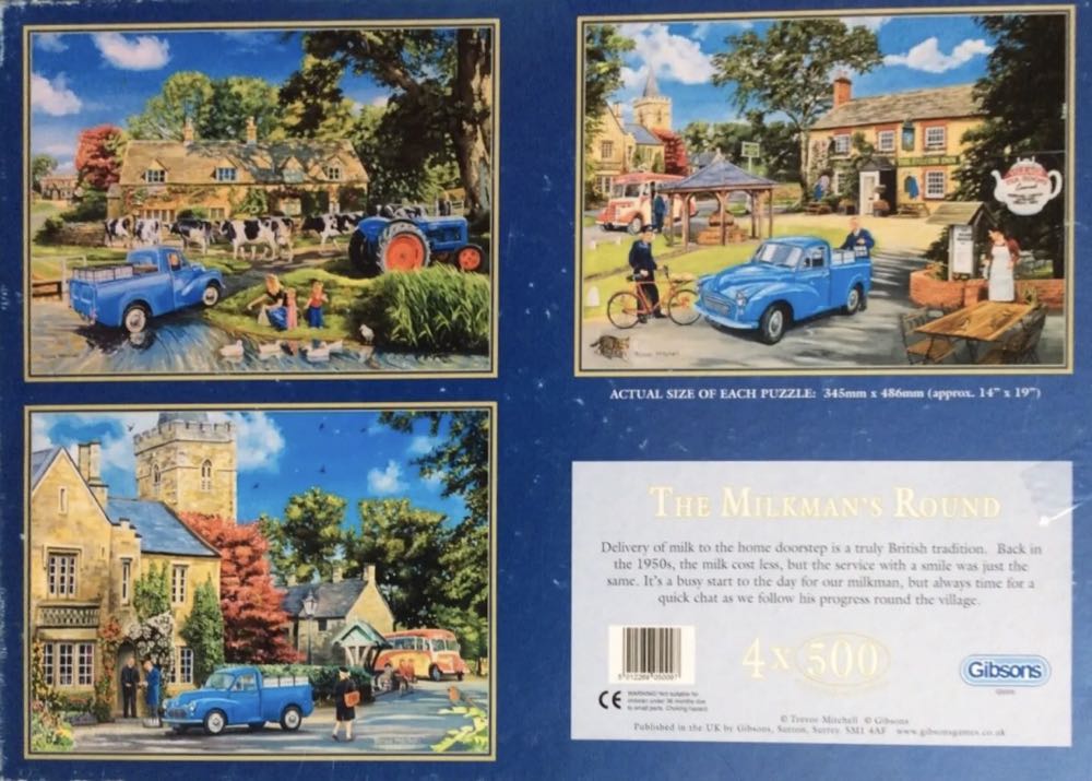 The Milkmans Round - Gibsons 🇬🇧 puzzle collectible [Barcode 5012269050097] - Main Image 2