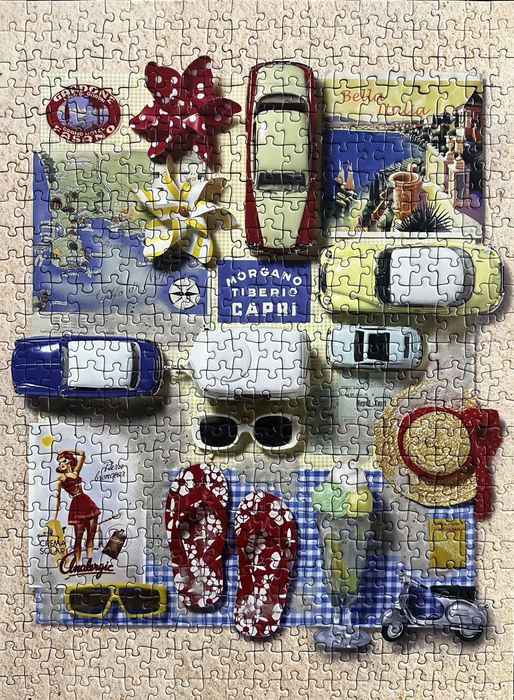 Retro Italian Summer - Ravensburger puzzle collectible [Barcode 4005556146413] - Main Image 2