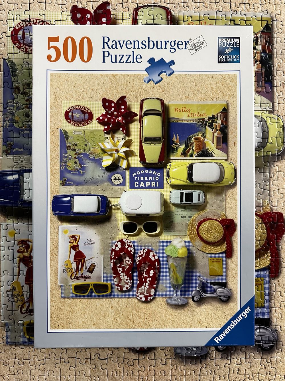Retro Italian Summer - Ravensburger puzzle collectible [Barcode 4005556146413] - Main Image 3