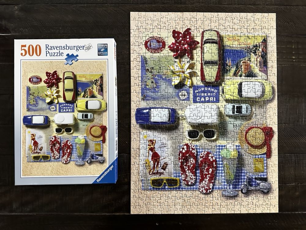 Retro Italian Summer - Ravensburger puzzle collectible [Barcode 4005556146413] - Main Image 4