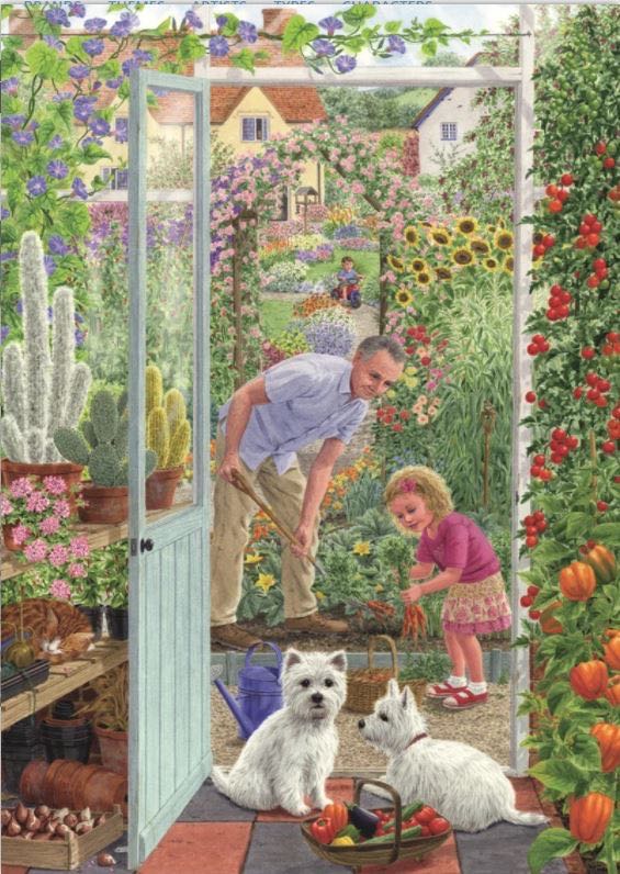 Trough The Greenhouse Door - Falcon de luxe puzzle collectible [Barcode 8710126111154] - Main Image 2