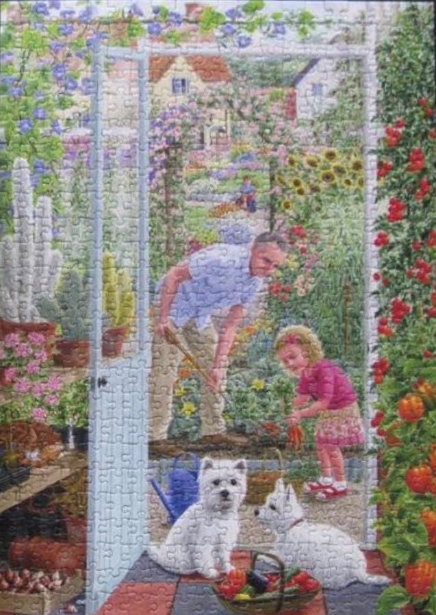 Trough The Greenhouse Door - Falcon de luxe puzzle collectible [Barcode 8710126111154] - Main Image 3