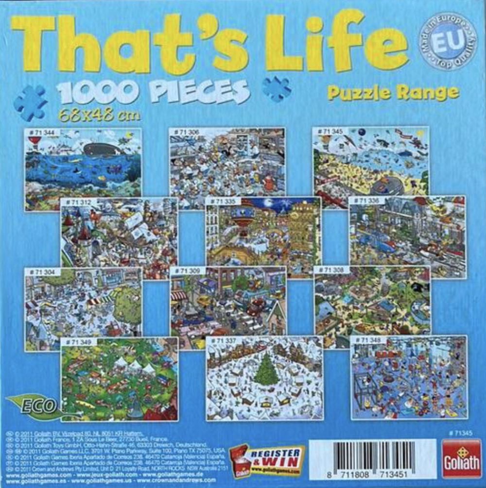 Thats Life - Bondi Beach - goliath puzzle collectible [Barcode 8711808713451] - Main Image 2