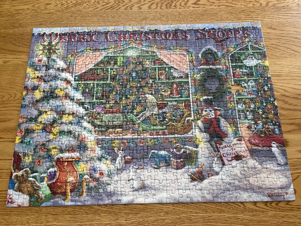 The Christmas Shop🧩 - Ravensburger puzzle collectible - Main Image 2
