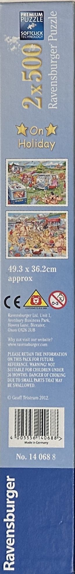 On holiday - Ravensburger puzzle collectible [Barcode 4005556140688] - Main Image 2