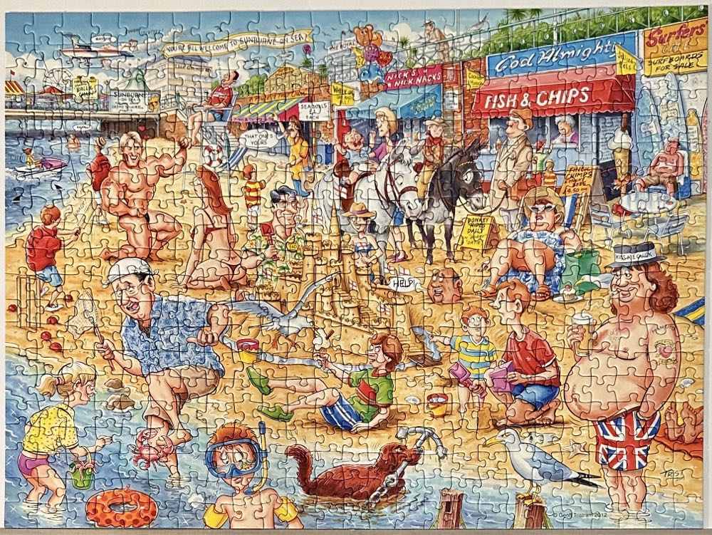 On holiday - Ravensburger puzzle collectible [Barcode 4005556140688] - Main Image 4