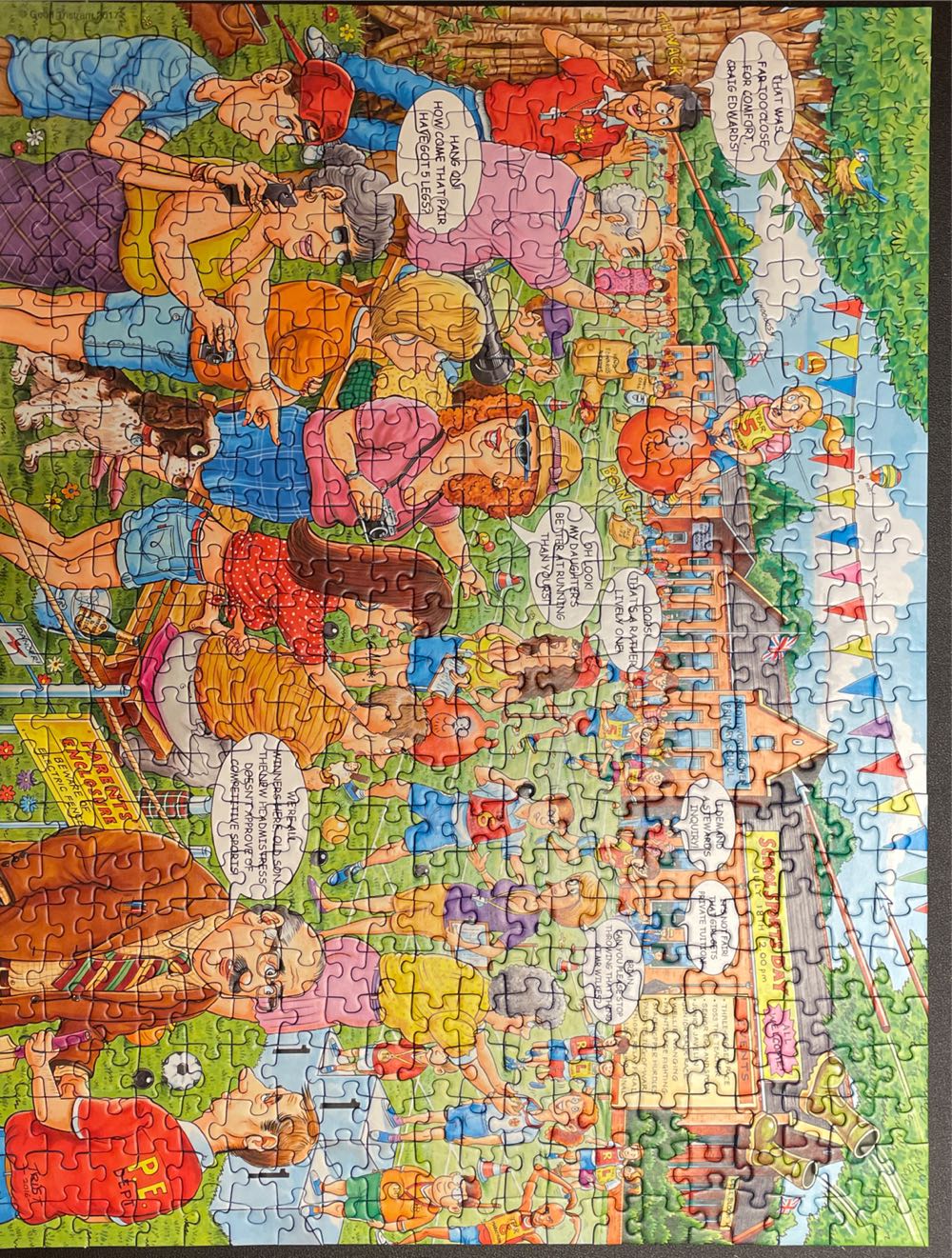 Best If British 17 School Sports Day - Ravensburger puzzle collectible [Barcode 4005556147496] - Main Image 2