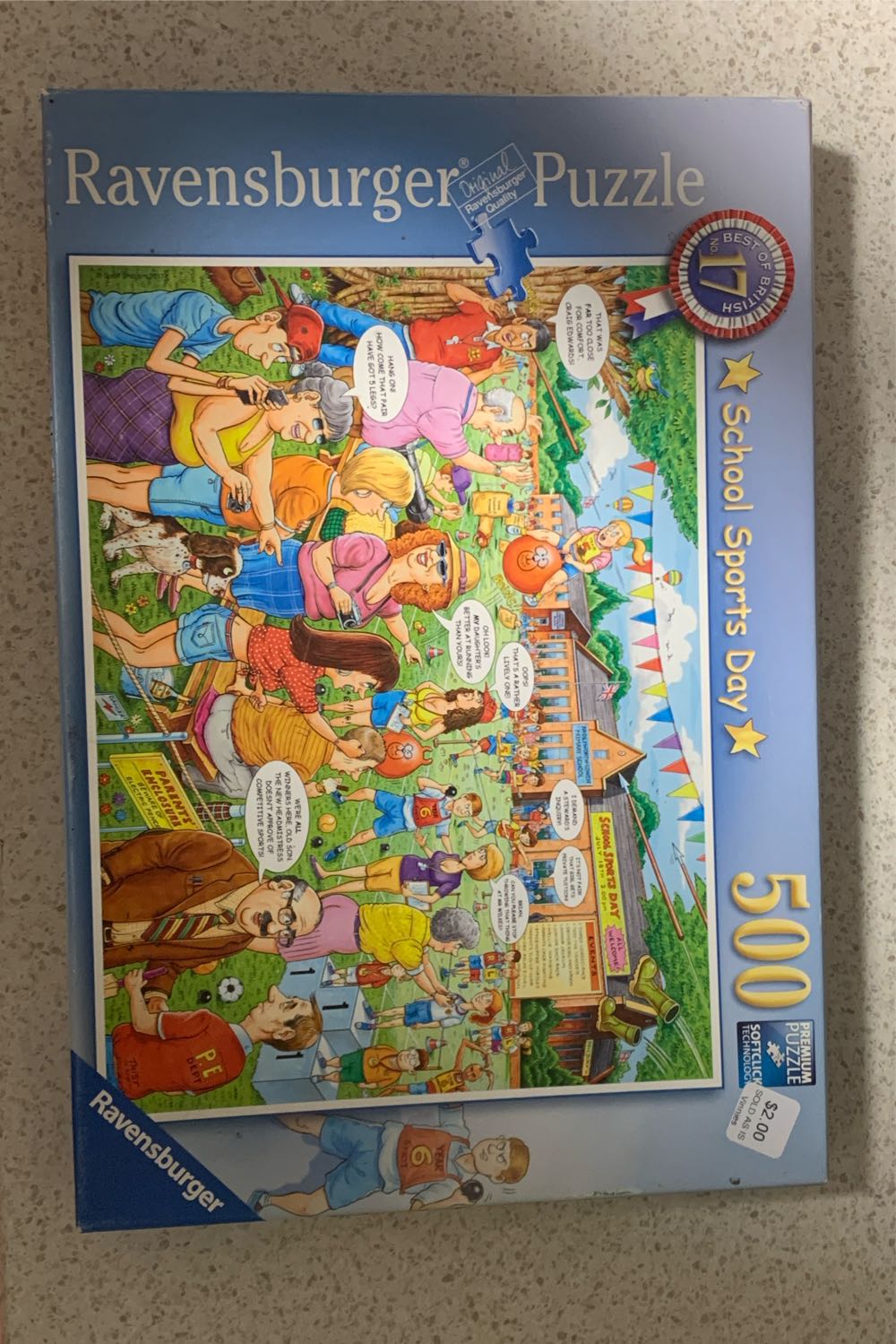 Best If British 17 School Sports Day - Ravensburger puzzle collectible [Barcode 4005556147496] - Main Image 3
