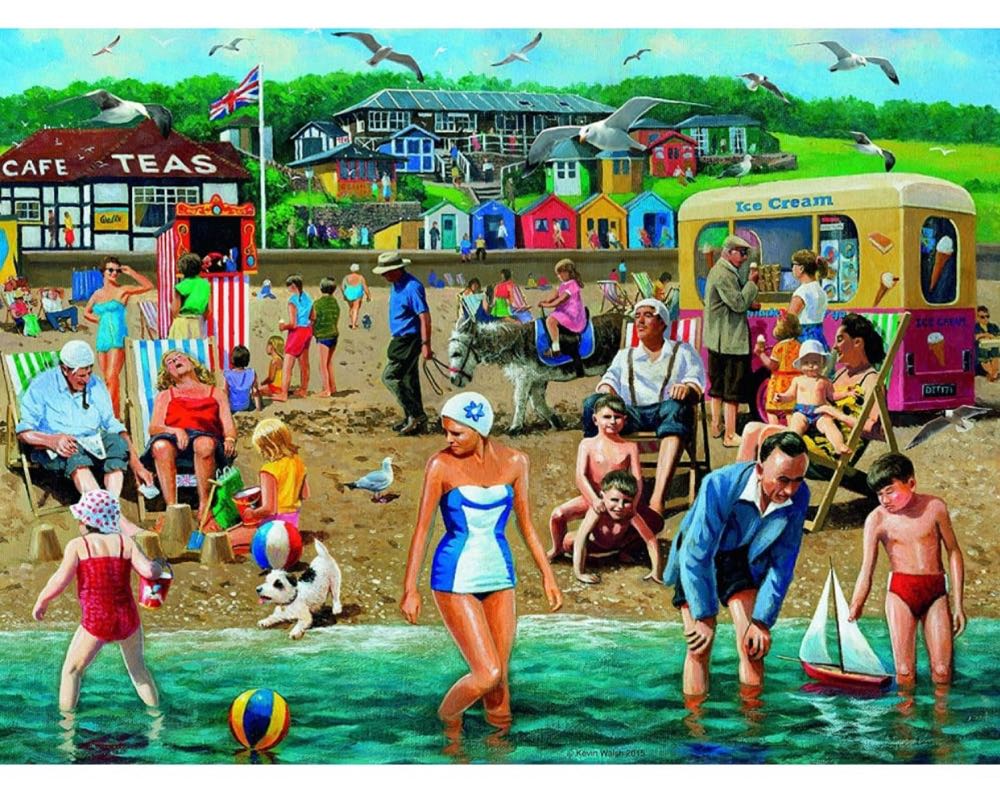 At The Beach - Ravensburger puzzle collectible [Barcode 4005556146574] - Main Image 2