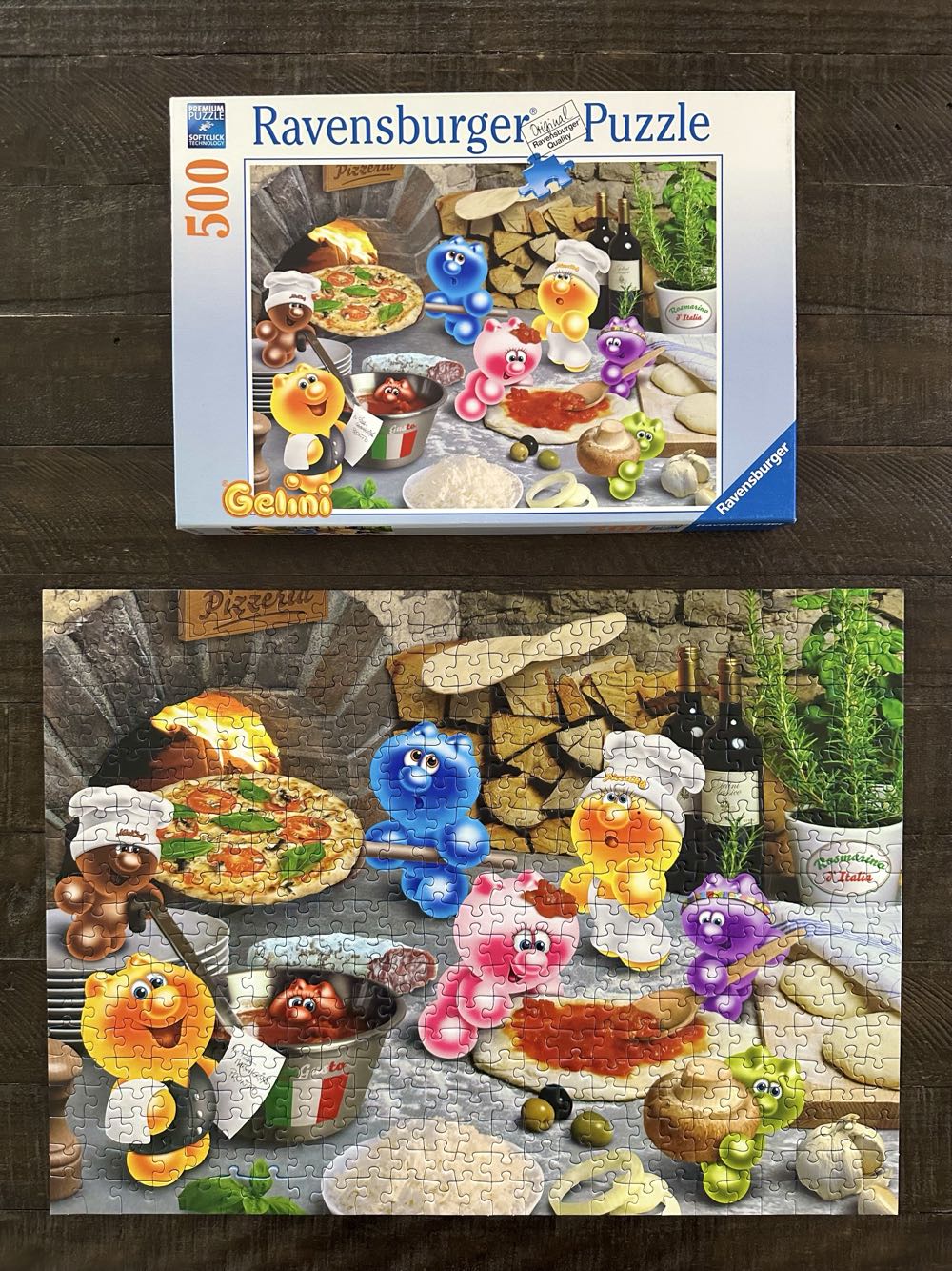 Gelini - Pizza, Pizza - Ravensburger puzzle collectible [Barcode 4005556142514] - Main Image 4