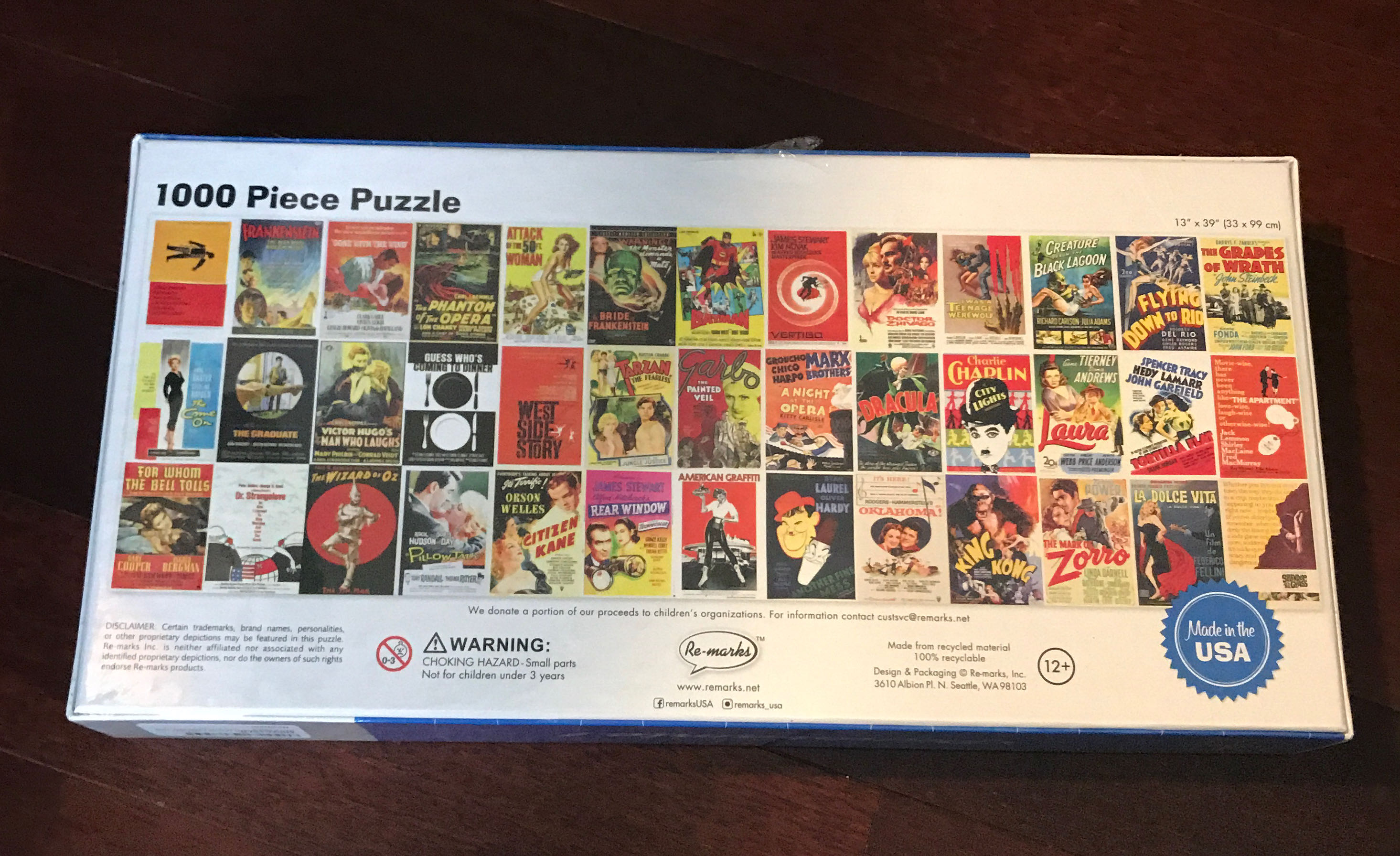 Classic Movies  puzzle collectible - Main Image 2