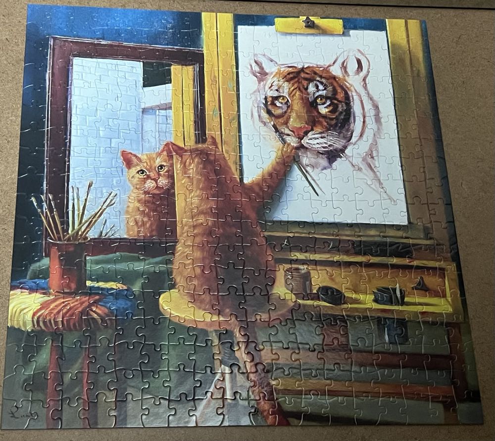 Norman Catwell - Buffalo Games puzzle collectible [Barcode 079346027675] - Main Image 2