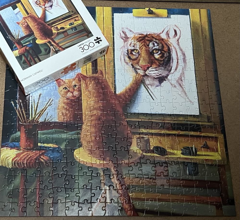 Norman Catwell - Buffalo Games puzzle collectible [Barcode 079346027675] - Main Image 3