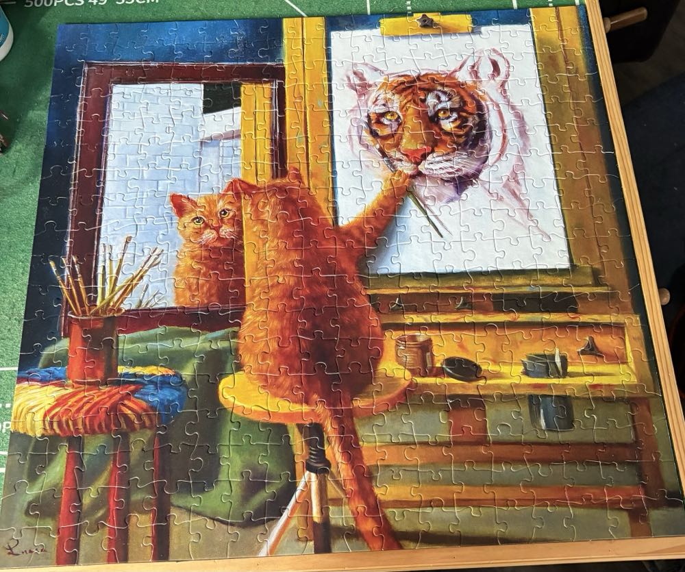 Norman Catwell - Buffalo Games puzzle collectible [Barcode 079346027675] - Main Image 4