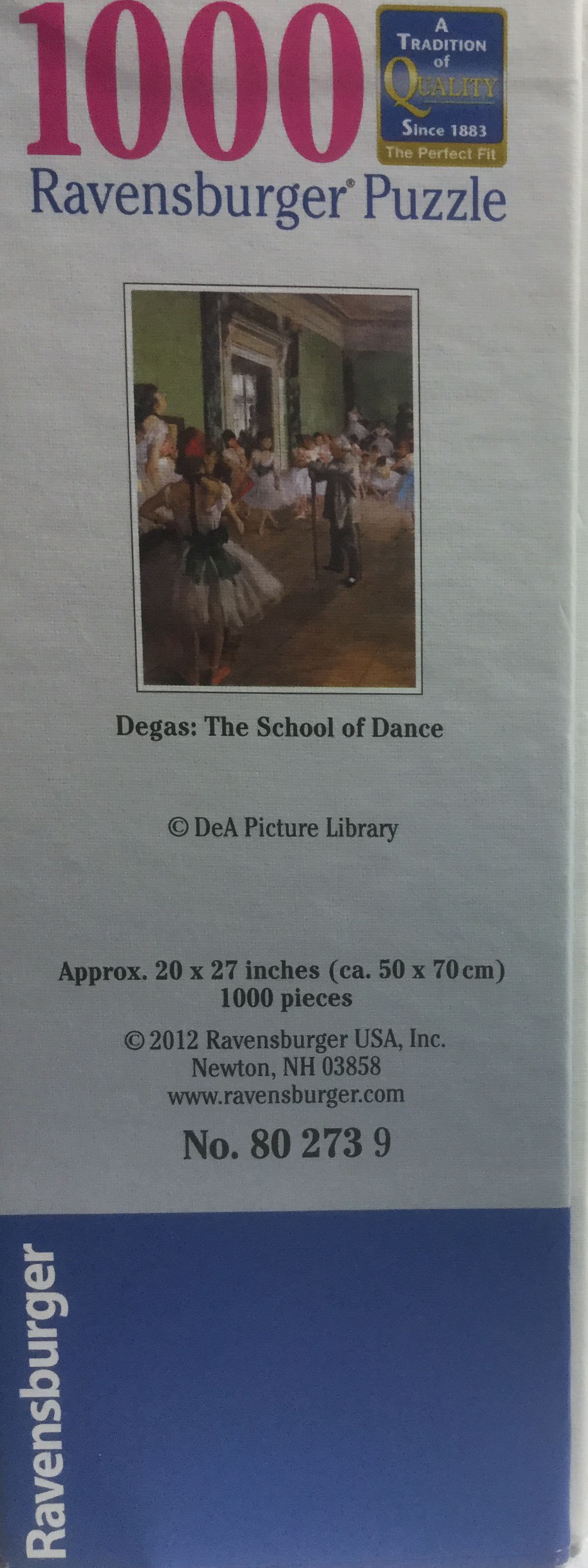 The School Of Dance - Ravensburger puzzle collectible [Barcode 4005556802739] - Main Image 2