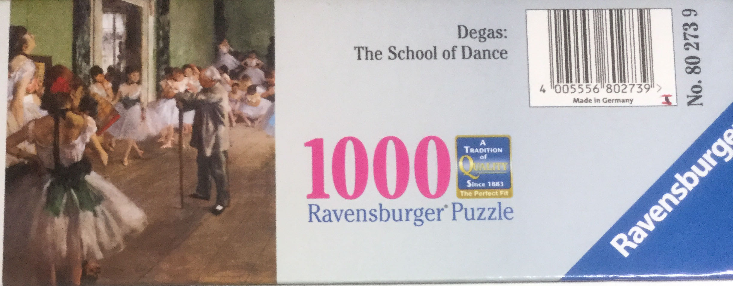 The School Of Dance - Ravensburger puzzle collectible [Barcode 4005556802739] - Main Image 3