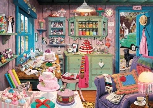 Grandmother’s Room - Schmidt 🇩🇪 puzzle collectible [Barcode 4001504596538] - Main Image 2