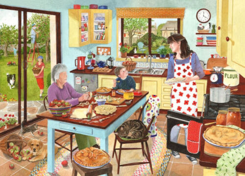 Baking Apple Pies  - HOP 🇬🇧 puzzle collectible [Barcode 5060002004616] - Main Image 2