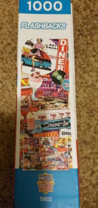 Flashbacks - Quick Stop Diner - Master Pieces puzzle collectible [Barcode 705988719486] - Main Image 3