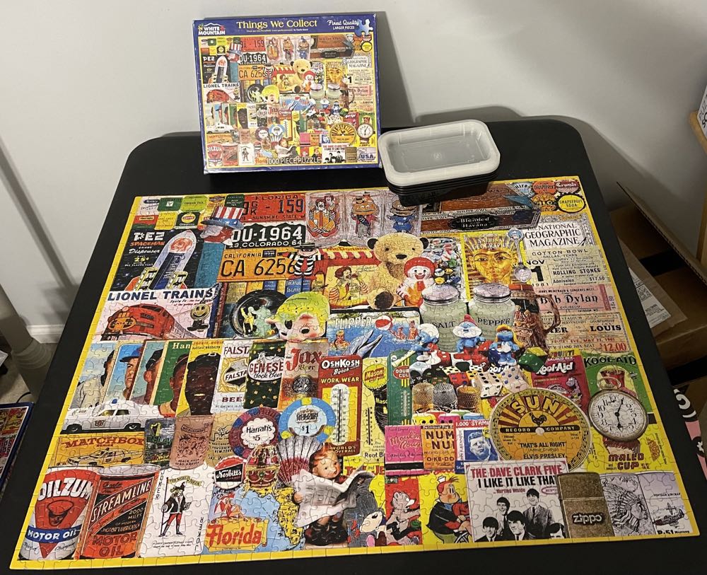 Things We Collect - White Mountain Puzzles puzzle collectible [Barcode 724819261000] - Main Image 3