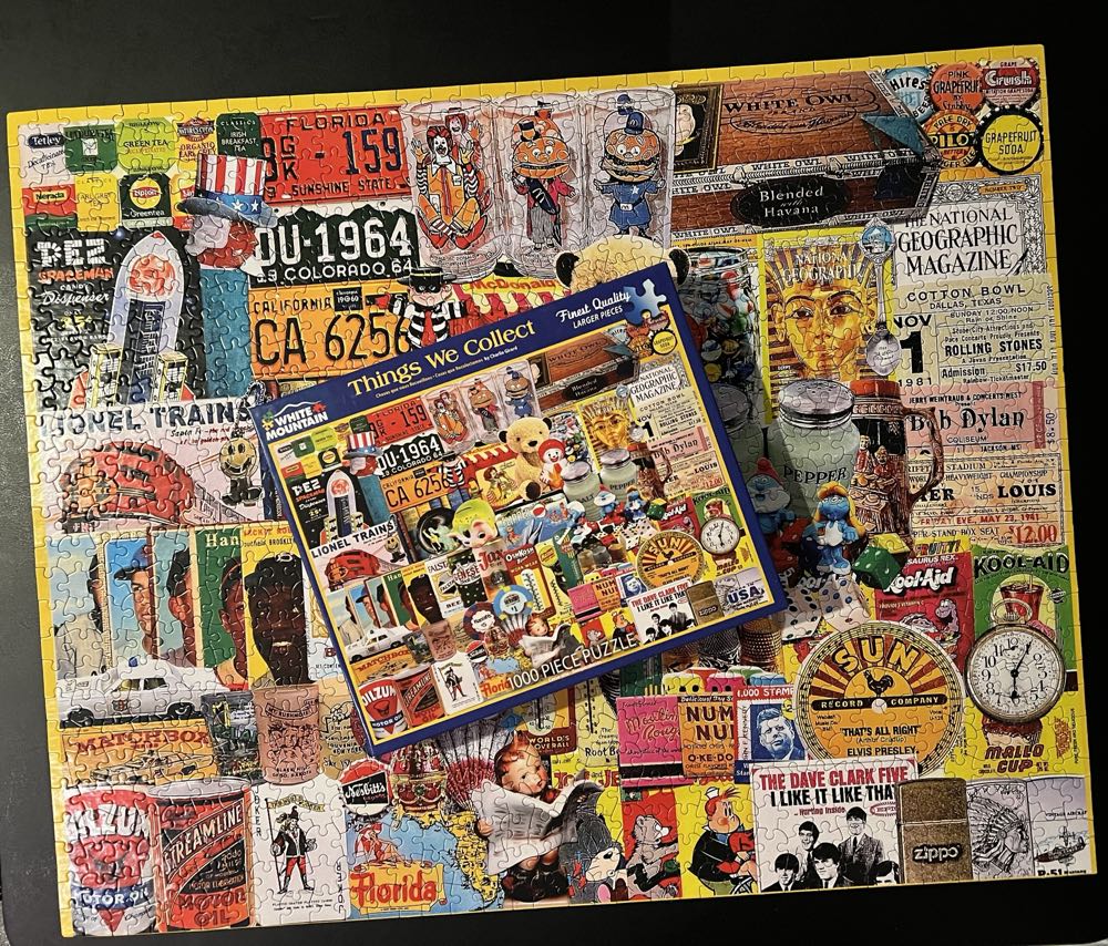 Things We Collect - White Mountain Puzzles puzzle collectible [Barcode 724819261000] - Main Image 4